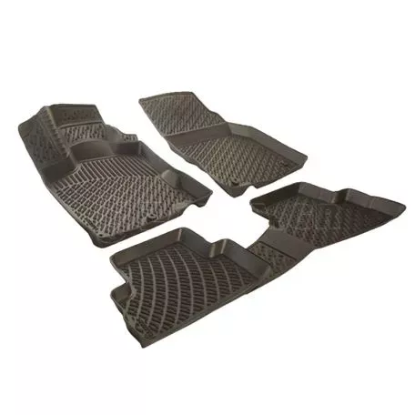 Πατάκια Σκαφάκια 3D Από Λάστιχο TPE Για Kia Ceed 2012-2017/Hyundai i30 2012-2017/Hyundai i30 2017- Rizline 4 Τεμάχια Μαύρα 