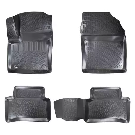 Πατάκια Σκαφάκια 3D Από Λάστιχο TPE Για Toyota C-ΗR 2WD Rizline 4 Τεμάχια Μαύρα 