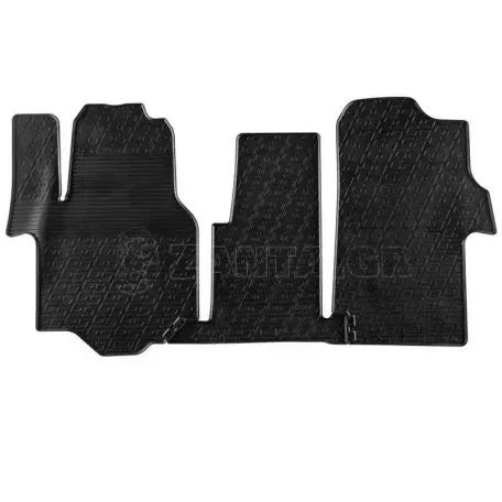 Πατάκια Αυτοκινήτου Gledring 0917 Man TGE 2017- / VW Crafter 2017- Μαύρο 3 Τεμάχια 