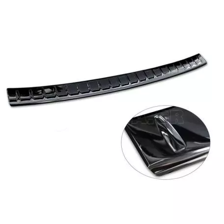 Προστατευτικό Πίσω Προφυλακτήρα Για Mercedes-Benz GLC X254 22+ Black Mirror Από Ανοξείδωτο Ατσάλι (Stainless Steel) 