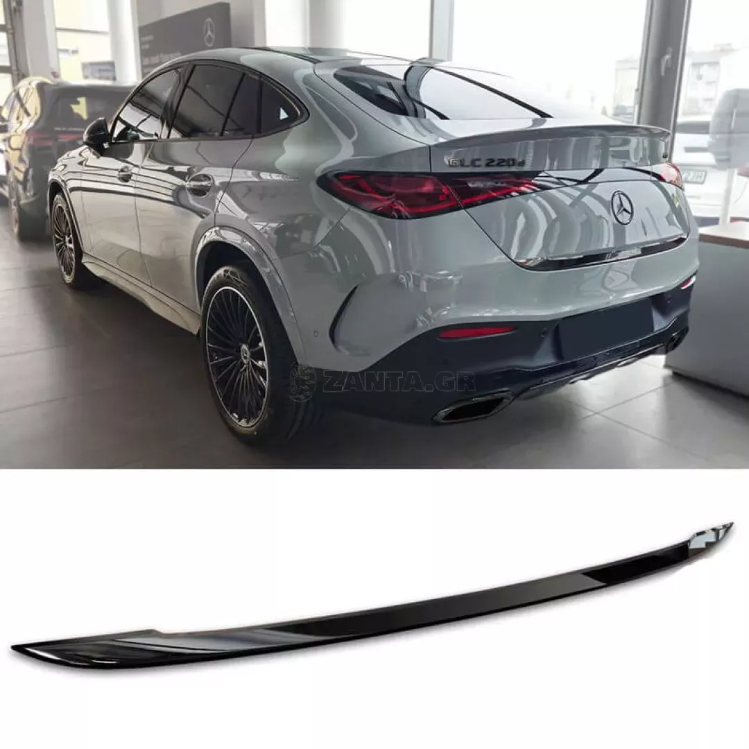 Διακοσμητικό Τριμ Πόρτας Πορτ-Παγκάζ Για Mercedes-Benz GLC C254 Coupe 22+ Black Mirror Από Ανοξείδωτο Ατσάλι (Stainless Steel)