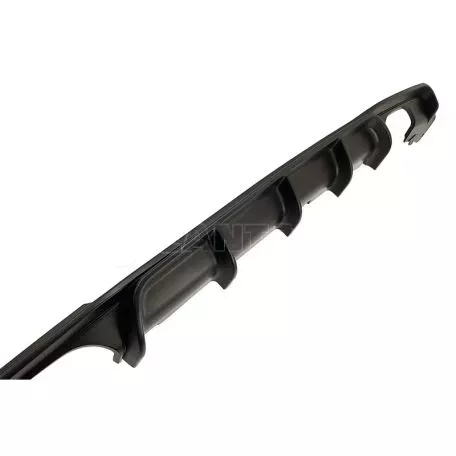 Diffuser Πίσω Προφυλακτήρα Για Bmw 3 F30/F31 11-19 M-Packet Μαύρο Ματ Με 2 Διπλές Τρύπες Εξάτμισης Αριστερά & Δεξιά Από Abs Πλαστικό 1 Τεμάχιο 