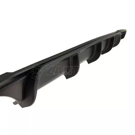 Diffuser Πίσω Προφυλακτήρα Για Bmw 3 F30/F31 11-19 M-Packet Μαύρο Ματ Με 2 Διπλές Τρύπες Εξάτμισης Αριστερά & Δεξιά Από Abs Πλαστικό 1 Τεμάχιο 