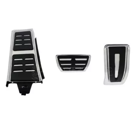 Πεντάλ Αλουμινίου Κουμπωτά Και Footrest Για Audi A4 B8 08-15 / A5 08-16 / Q5 08-16 / A6 11-15 / A7 / Porsche Macan Αυτόματο Σετ 3 Τεμάχια 