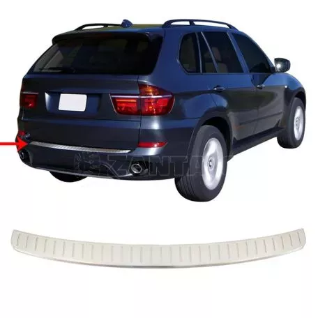 Προστατευτικό Πίσω Προφυλακτήρα Για Bmw X5 E70 LCI 11-13 Από Ανοξείδωτο Ατσάλι (Steel) 