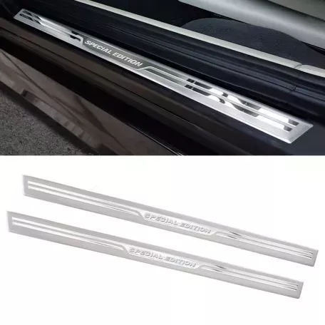 Διακοσμητικά Εσωτερικά Μασπιέ Πόρτας Universal Special Edition Ασημί/Χρώμιο 54cm x 3cm 2 Τεμάχια 