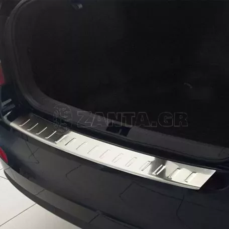 Προστατευτικό Πίσω Προφυλακτήρα Για Skoda Octavia III (3) 5E 13-20 Sedan Από Ανοξείδωτο Ατσάλι (Steel) 