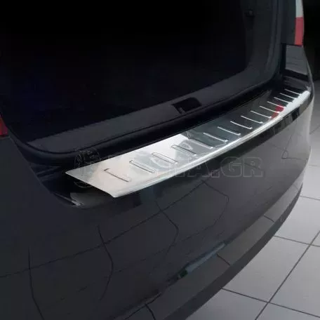 Προστατευτικό Πίσω Προφυλακτήρα Για Skoda Octavia III (3) 5E 13-20 Sedan Από Ανοξείδωτο Ατσάλι (Steel) 