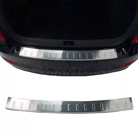 Προστατευτικό Πίσω Προφυλακτήρα Για Skoda Octavia III (3) 5E 13-20 Sedan Από Ανοξείδωτο Ατσάλι (Steel) 