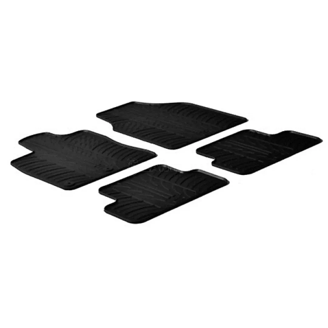 Lampa ΜΑΡΚΕ ΠΑΤΑΚΙΑ ΣΕ ΣΚΑΦΗ ΛΑΣΤΙΧΟ ΓΙΑ NISSAN QASHQAI 02/2007+ / QASHQAI +2 2008-2014 SUMISURA ΣΕ ΜΑΥΡΟ ΧΡΩΜΑ ME ΚΟΥΜΠΩΜΑΤΑ LAMPA - 4 ΤΕΜ. L2441.0