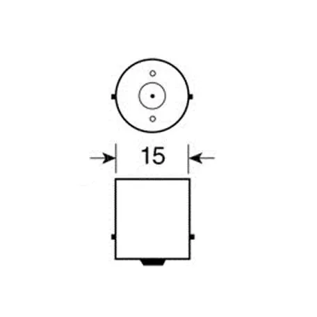 Lampa ΛΑΜΠΕΣ ΦΟΥΝΤΟΥΚΑΚΙ 12V/R10W  L5807.1 