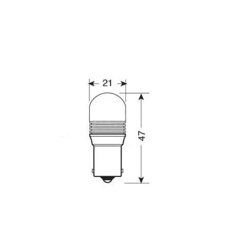 Lampa P21W 12V MEGA-LED 3D 6.500K BA15s 380LM ΔΙΑΘΛΑΣΗΣ (ΜΟΝΟΠΟΛΙΚΟ-ΔΙΠΛΗΣ ΠΟΛΙΚΟΤΗΤΑΣ) BLISTER 1ΤΕΜ. L5792.0 