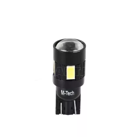 M-tech Λάμπα W5W T10 6xSMD 5630 CAN-BUS 12V Λευκή 2τεμ LB339W/MT 