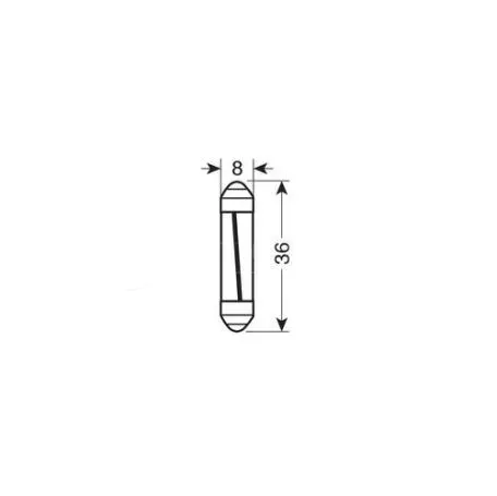 Lampa ΛΑΜΠΑΚΙ ΠΛΑΦΟΝΙΕΡΑΣ 12V 8X36MM 20LM ΛΕΥΚΟ MEGA-LED9 COB (ΔΙΠΛΗΣ ΠΟΛΙΚΟΤΗΤΑΣ- CAN-BUS) BLISTER 1ΤΕΜ. L5852.7 
