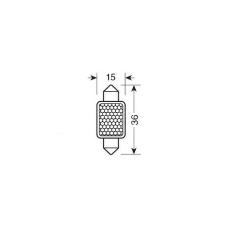 Lampa ΛΑΜΠΑΚΙ ΠΛΑΦΟΝΙΕΡΑΣ 12V 15x35mm 270lm HYPER-LED27 ΛΕΥΚΟ (ΔΙΠΛΗΣ ΠΟΛΙΚΟΤΗΤΑΣ) 1ΤΕΜ. L5852.3 