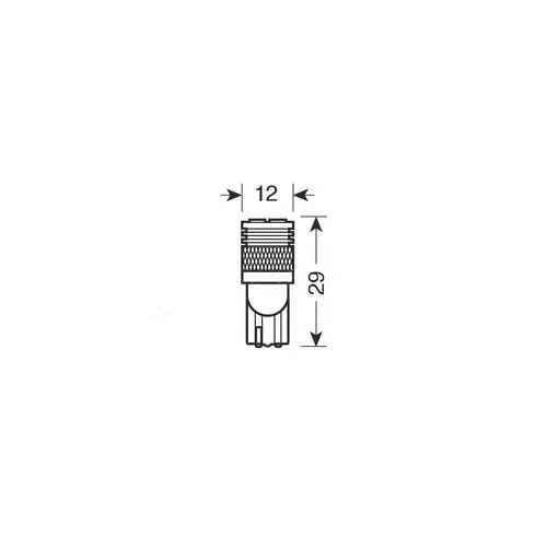 Lampa T10 12V W2,1x9,5d MEGA-LED 12 200lm (ΔΙΠΛΗΣ ΠΟΛΙΚΟΤΗΤΑΣ) 2ΤΕΜ. L5852.5