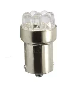 M-tech R5W 24V P21W BA15s LED 9xFlux 5mm ΚΙΤΡΙΝΟ (ΜΟΝΟΠΟΛΙΚΟ) 1ΤΕΜ. M-TECH L933Y/MT 
