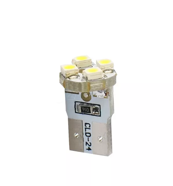 M-tech W5W 12V T10 W2,1x9,5d LED 4xSMD3528 ΛΕΥΚΟ (ΚΑΡΦΩΤΟ ΑΚΑΛΥΚΟ) BLISTER 2ΤΕΜ. M-TECH LB069W/MT