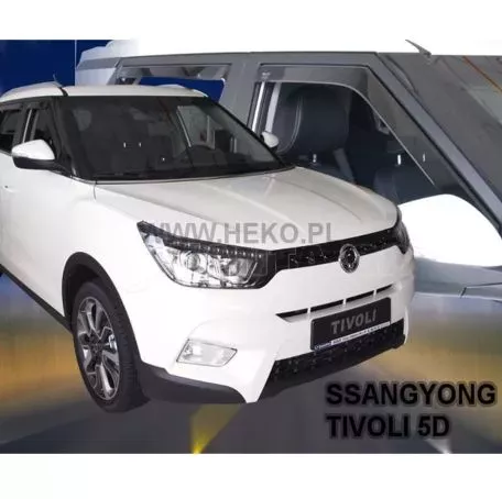 Heko ΣΕΤ ΑΝΕΜΟΘΡΑΥΣΤΕΣ ΑΥΤΟΚΙΝΗΤΟΥ ΓΙΑ SSANGYONG TIVOLI/ XLV 5D 2015> ΑΠΟ ΕΥΚΑΜΠΤΟ ΦΙΜΕ ΠΛΑΣΤΙΚΟ HEKO - 4 ΤΕΜ. ΑΝΕΜ.SET28913 