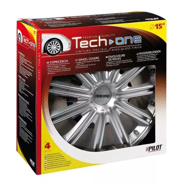 Lampa ΤΑΣΙΑ 15" NERO ΑΣΗΜΙ 4 ΤΕΜΑΧΙΑ L3151.2