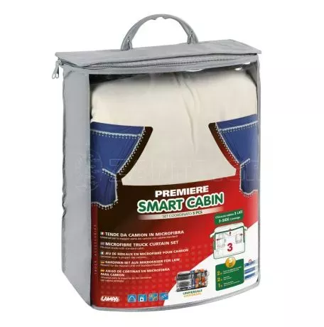 Lampa ΣΕΤ ΚΟΥΡΤΙΝΕΣ ΝΤΑΛΙΚΑΣ PREMIER SMART CABIN ΚΡΕΜ 5ΤΕΜ. L9600.7 
