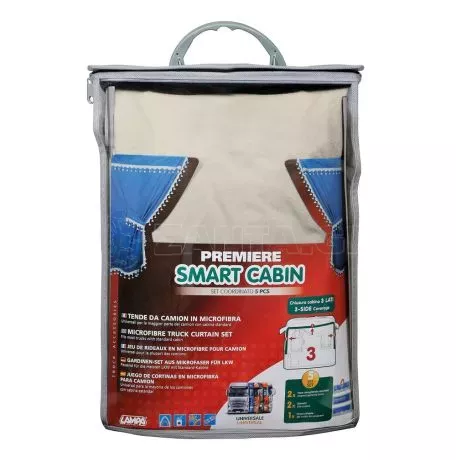 Lampa ΣΕΤ ΚΟΥΡΤΙΝΕΣ ΝΤΑΛΙΚΑΣ PREMIER SMART CABIN ΚΡΕΜ 5ΤΕΜ. L9600.7 