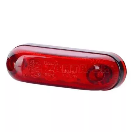 M-tech ΦΩΣ ΟΓΚΟΥ LD410 12/24V 3LED ΚΟΚΚΙΝΟ 8 x 2,5 cm -1ΤΕΜ. WMLHOR410/MT 