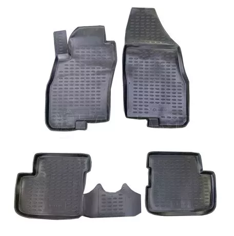 Novline ΜΑΡΚΕ ΠΑΤΑΚΙΑ ΣΕ ΣΚΑΦΗ TPE ΛΑΣΤΙΧΟ ΓΙΑ FIAT GRANDE PUNTO 2005-2012 ΣΕ ΜΑΥΡΟ ΧΡΩΜΑ NOVLINE - 4 ΤΕΜ. NLC.15.23.210/NV
