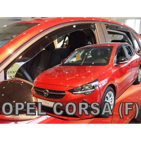 Heko ΣΕΤ ΑΝΕΜΟΘΡΑΥΣΤΕΣ ΑΥΤΟΚΙΝΗΤΟΥ ΓΙΑ OPEL CORSA F 5D 2019> / PEUGEOT 208 5D 2019> ΑΠΟ ΕΥΚΑΜΠΤΟ ΦΙΜΕ ΠΛΑΣΤΙΚΟ HEKO - 4 ΤΕΜ. ΑΝΕΜ.SET25406 