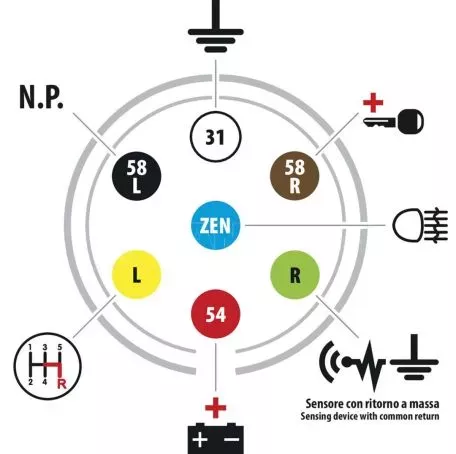 Lampa ΠΡΙΖΑ ΚΟΤΣΑΔΟΡΟΥ ΜΕΤΑΛΛΙΚΗ ΑΣΗΜΙ 24S 24V 7ΦΙΣ ISO 3731 ΘΗΛΥΚΗ L9715.0 