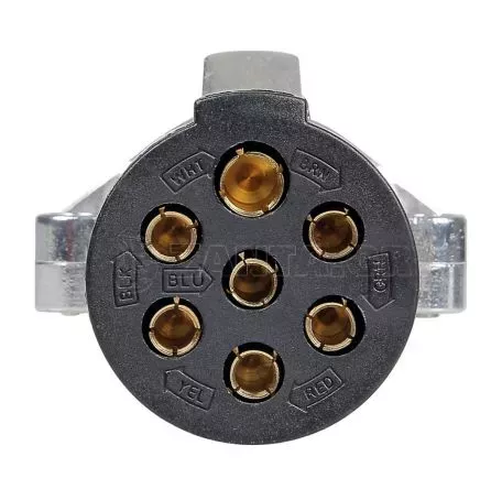 Lampa ΠΡΙΖΑ ΚΟΤΣΑΔΟΡΟΥ ΜΕΤΑΛΛΙΚΗ ΜΑΥΡΗ 24N 24V 7ΦΙΣ ISO 1185 ΘΗΛΥΚΗ L9715.1 