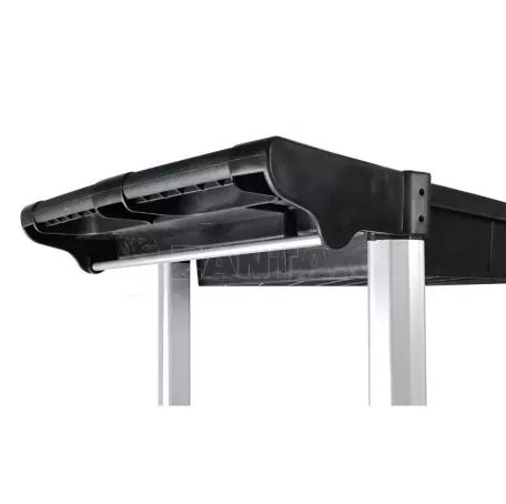 Lampa ΤΡΟΛΕΙ ΕΡΓΑΛΕΙΩΝ (TROLLEY) 2 ΕΠΙΠΕΔΩΝ ΜΕ 4 ΡΟΔΕΣ ΠΛΑΣΤΙΚΟ(PP)/ ΑΛΟΥΜΙΝΙΟ ΓΙΑ ΑΠΟΘΗΚΕΥΣΗ ΚΑΙ ΜΕΤΑΦΟΡΑ L7148.8 