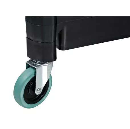 Lampa ΤΡΟΛΕΙ ΕΡΓΑΛΕΙΩΝ (TROLLEY) 2 ΕΠΙΠΕΔΩΝ ΜΕ 4 ΡΟΔΕΣ ΠΛΑΣΤΙΚΟ(PP)/ ΑΛΟΥΜΙΝΙΟ ΓΙΑ ΑΠΟΘΗΚΕΥΣΗ ΚΑΙ ΜΕΤΑΦΟΡΑ L7148.8 