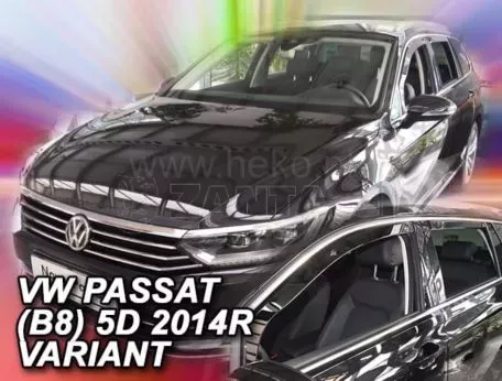 Heko ΣΕΤ ΑΝΕΜΟΘΡΑΥΣΤΕΣ ΑΥΤΟΚΙΝΗΤΟΥ ΓΙΑ VW PASSAT 5D VARIANT 2014+ ΑΠΟ ΕΥΚΑΜΠΤΟ ΦΙΜΕ ΠΛΑΣΤΙΚΟ HEKO - 4 ΤΕΜ. ΑΝΕΜ.SET31003 
