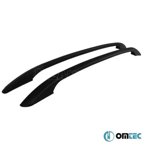 Omtec ΜΠΑΡΕΣ ΟΡΟΦΗΣ ΓΙΑ NISSAN JUKE 2011-2019 ΠΑΡΑΛΛΗΛΕΣ ΑΛΟΥΜΙΝΙΟΥ ΜΑΥΡΕΣ ΟMTEC - 2 TEM. 5008934B/OM 