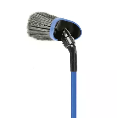 Lampa ΒΟΥΡΤΣΑ ΠΛΥΣΙΜΑΤΟΣ (25x10cm)  ΜΕ ΤΗΛΕΣΚΟΠΙΚΟ ΚΟΝΤΑΡΙ ΑΛΟΥΜΙΝΙΟΥ (102-155cm) ΜΑΥΡΟ/ΜΠΛΕ LUNA LAMPA - 1 ΤΕM. L3801.5 
