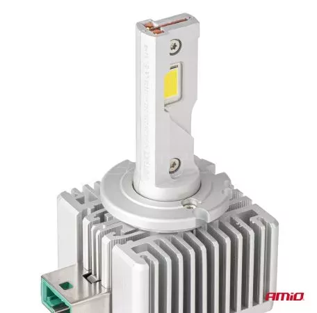 AMIO ΛΑΜΠΕΣ LED D3S/D8R 12V 6.000K 6800lm CAN-BUS D-BASIC SERIES AMIO - 2 Τεμ. 03628/AM 