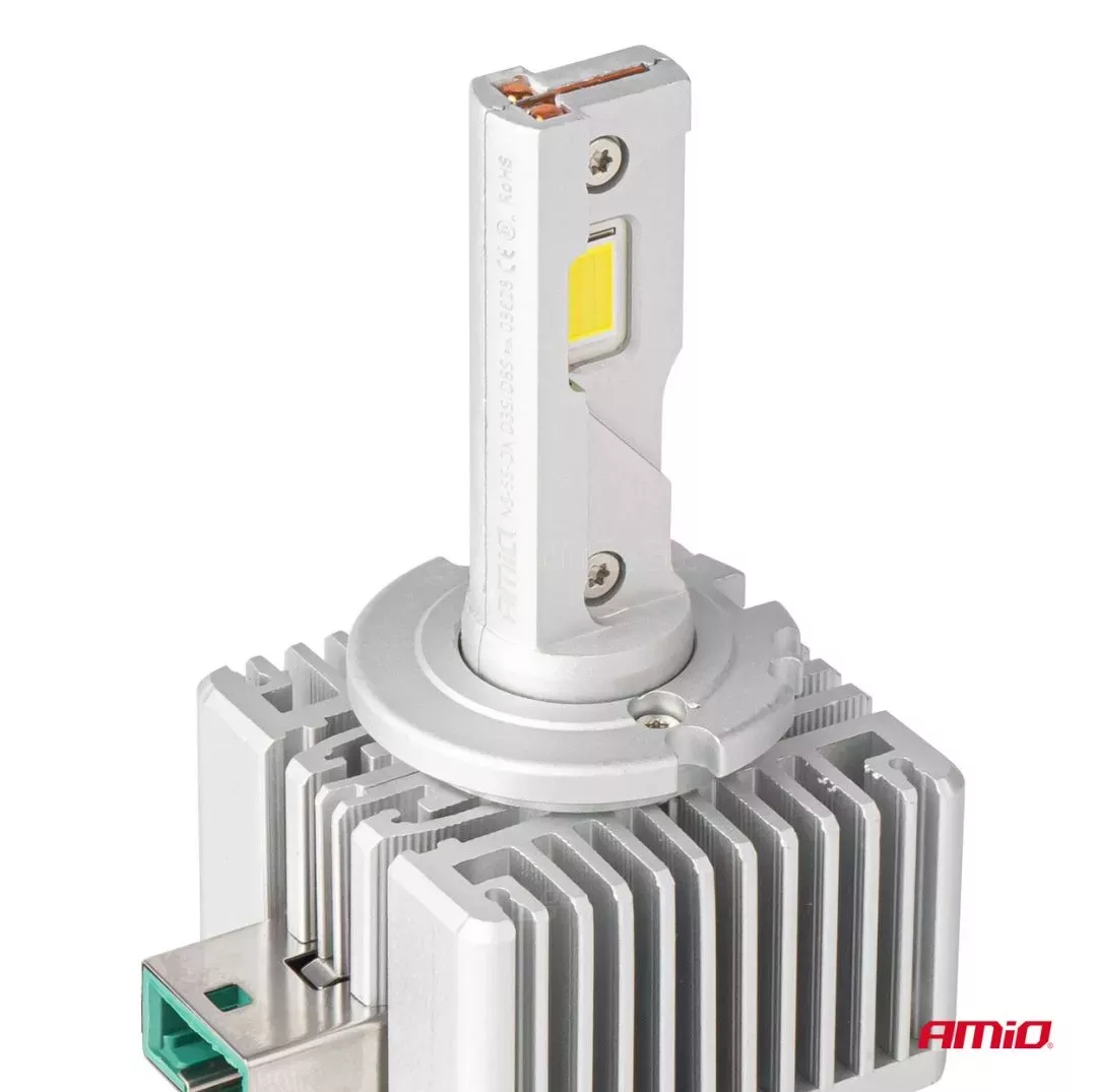 AMIO ΛΑΜΠΕΣ LED D3S/D8R 12V 6.000K 6800lm CAN-BUS D-BASIC SERIES AMIO - 2 Τεμ. 03628/AM