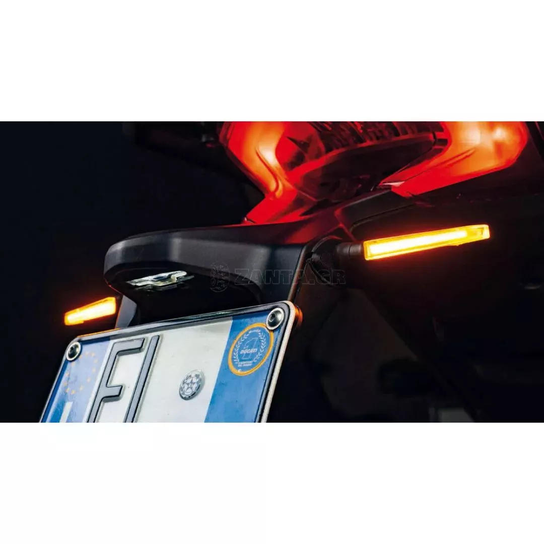 Paraxite ΦΛΑΣ MOTO PROJECT 001 ΜΑΥΡΑ 12V COB LED TECHNOLOGY PARAXITE - 2 ΤΕΜ. L.PTS001N