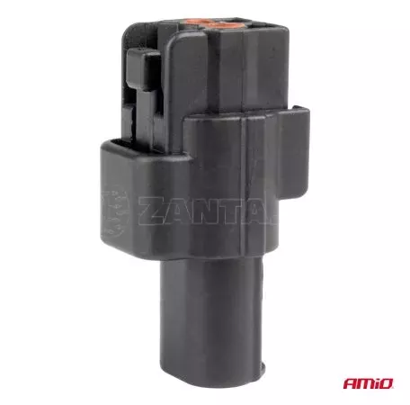 AMIO ΦΙΣΑ ΣΥΝΔΕΣΗΣ ΜΕ ΥΠΟΔΟΧΗ 2 PIN Φ2,2mm ΑΔΙΑΒΡΟΧΗ AMIO - 1 τεμ. 04346/AM 