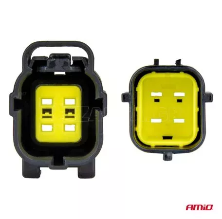 AMIO ΦΙΣΑ ΣΥΝΔΕΣΗΣ ΜΕ ΥΠΟΔΟΧΗ 4 PIN Φ2,2mm ΑΔΙΑΒΡΟΧΗ AMIO - 1 τεμ. 04348/AM 