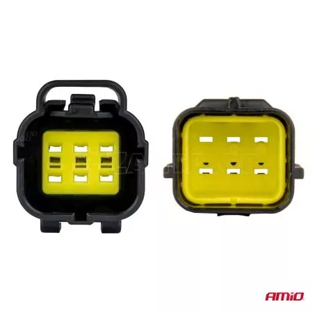 AMIO ΦΙΣΑ ΣΥΝΔΕΣΗΣ ΜΕ ΥΠΟΔΟΧΗ 6 PIN Φ2,2mm ΑΔΙΑΒΡΟΧΗ AMIO - 1 τεμ. 04349/AM 