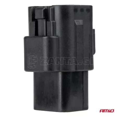 AMIO ΦΙΣΑ ΣΥΝΔΕΣΗΣ ΜΕ ΥΠΟΔΟΧΗ 6 PIN Φ2,2mm ΑΔΙΑΒΡΟΧΗ AMIO - 1 τεμ. 04349/AM 
