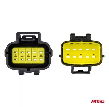 AMIO ΦΙΣΑ ΣΥΝΔΕΣΗΣ ΜΕ ΥΠΟΔΟΧΗ 10 PIN Φ2,2mm ΑΔΙΑΒΡΟΧΗ AMIO - 1 τεμ. 04351/AM 