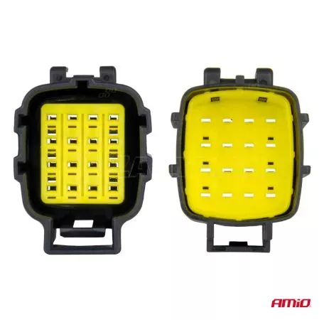 AMIO ΦΙΣΑ ΣΥΝΔΕΣΗΣ ΜΕ ΥΠΟΔΟΧΗ 16 PIN Φ2,2mm ΑΔΙΑΒΡΟΧΗ AMIO - 1 τεμ. 04353/AM 