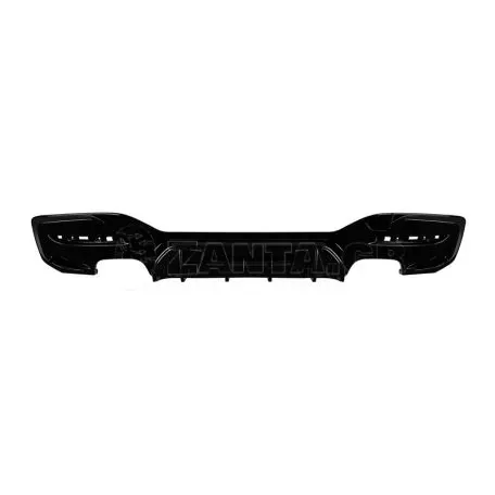 Diffuser Πίσω Προφυλακτήρα Για Bmw 1 F20 F21 15-19 M-Packet Γυαλιστερό Μαύρο Με 2 Διπλές Τρύπες Εξάτμισης Αριστερά & Δεξιά Από Abs Πλαστικό 1 Τεμάχιο 