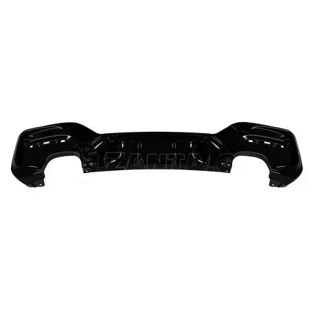 Diffuser Πίσω Προφυλακτήρα Για Bmw 1 F20 F21 15-19 M-Packet Γυαλιστερό Μαύρο Με 2 Διπλές Τρύπες Εξάτμισης Αριστερά & Δεξιά Από Abs Πλαστικό 1 Τεμάχιο 