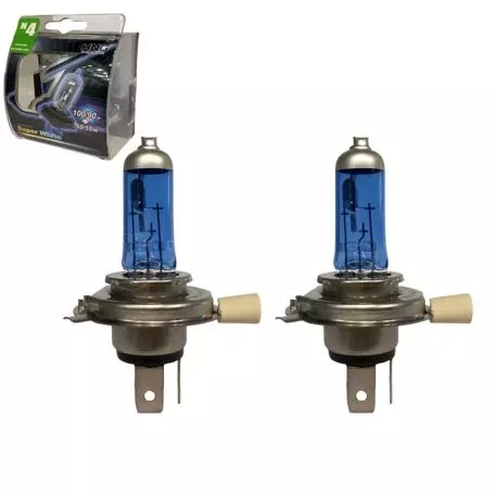 Λάμπες Αλογόνου H4 12V 60/55w Superwhite Auto GS 2 Τεμάχια 