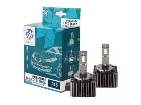 Λάμπες Led D1S M-tech Canbus 35W 6000K 8400lm 2 Τεμάχια 