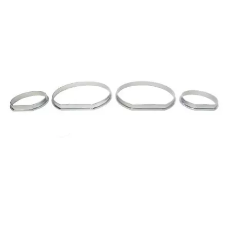 Δαχτυλίδια Καντράν Για Bmw 3 E46 98-04 Ασημί Ματ 